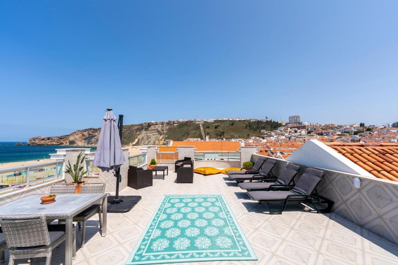 360 Rooftop On The Beach Nazare - Nativo Oceanfront Kültér fotó